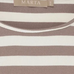 MARTA DU CHATEAU dame T-Shirt MdcNena 7524 - Tortora Online