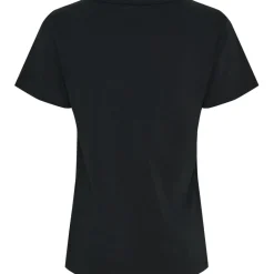 MARTA DU CHATEAU Dame T-shirt MT002 - Black Outlet