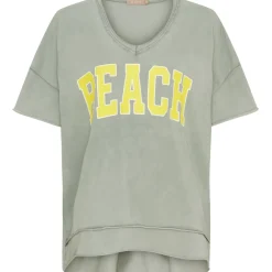 MARTA DU CHATEAU dame T-Shirt MdcNella 2436/B - Military/Yellow Sale