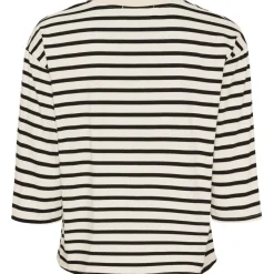 MARTA DU CHATEAU dame T-Shirt MdcBrooklyn 58351 - Beige/Black Best