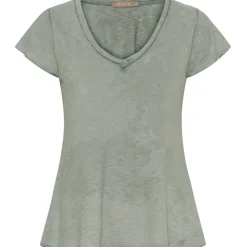 MARTA DU CHATEAU dame T-Shirt MdcMarianna 22637 - Military