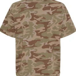 MARTA DU CHATEAU dame T-Shirt MdcEstrid 22643 - Green Camo Outlet