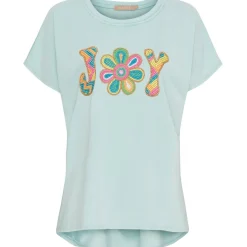MARTA DU CHATEAU dame T-Shirt MdcVilja 23049Joy - Aqua Best