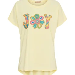 MARTA DU CHATEAU dame T-Shirt MdcVilja 23049Joy - Yellow