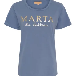 MARTA DU CHATEAU Dame T-shirt MT002 - Denim Blue Best