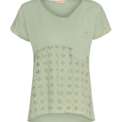 MARTA DU CHATEAU dame t-shirt 41058 - Kaki Online