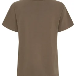 MARTA DU CHATEAU Dame T-shirt MT002 - Fossil Fango Outlet