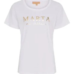 MARTA DU CHATEAU Dame T-shirt MT002 - Optisk White Discount