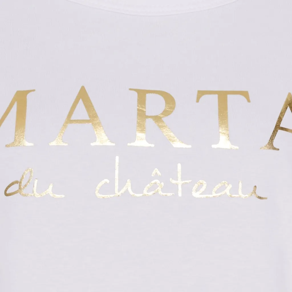 MARTA DU CHATEAU Dame T-shirt MT002 - Optisk White Discount