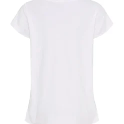 MARTA DU CHATEAU dame T-shirt MdcMarie 1535 - White Tree/Butterflies Best