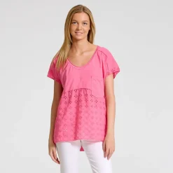 MARTA DU CHATEAU dame t-shirt 41058 - Fuxia Best