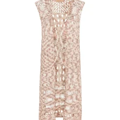 MARTA DU CHATEAU dame vest 477 - Multi Beige New