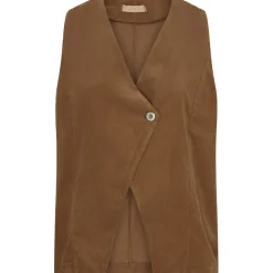 MARTA DU CHATEAU dame vest MdcHortense 86188 - DarkCamel4741 New