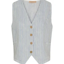 MARTA DU CHATEAU dame vest MdcEdel - Stripe Jeans Outlet