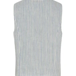 MARTA DU CHATEAU dame vest MdcEdel - Stripe Jeans Outlet