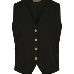 MARTA DU CHATEAU dame vest MdcKatarine 86331 - Black Sale