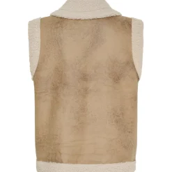 MARTA DU CHATEAU dame vest MdcValley 248347 - Beige8 Best