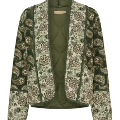 MARTA DU CHATEAU MdcJeanne dame jakke 24536 - Military/Beige Clearance