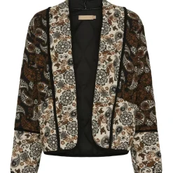 MARTA DU CHATEAU MdcJeanne dame jakke 24536 - Dark Brown/Beige Online