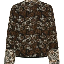 MARTA DU CHATEAU MdcJeanne dame jakke 24536 - Dark Brown/Beige Online