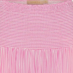 MARTA DU CHATEAU teen nederdel MDCJOSEFINA 5849 teen - 1487PrintFuxiaStripe Outlet