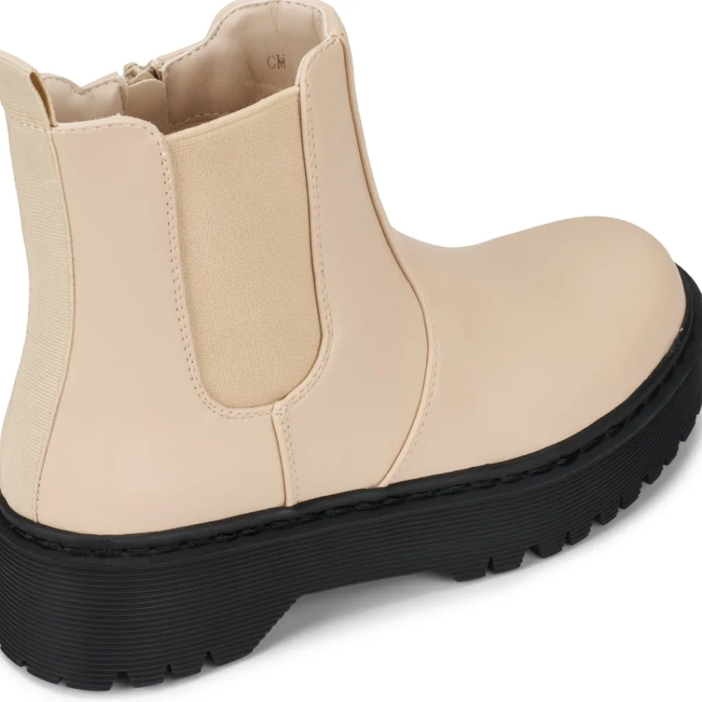 SHOES Melanie dame støvler 68282 - Beige Sale