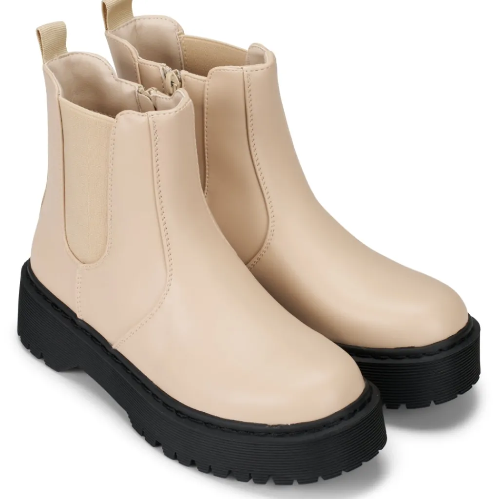 SHOES Melanie dame støvler 68282 - Beige Sale