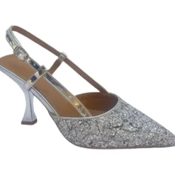 SHOES Michelle dame sko 1611 - Silver Clearance