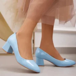 SHOES Monique dame sko 1668 - Blue Best