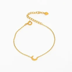 muun STUDIOS Halvmåne Armbånd 18k belagt A031 - Guld Outlet