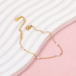 muun STUDIOS Perle drøm - Armbånd A300 - Guld Discount