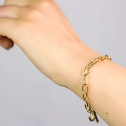 muun STUDIOS Toggle Lock Armbånd 18K belagt - Guld Sale