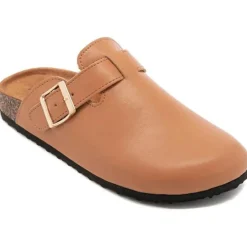 SHOES Natalia dame hjemmesko 2768 - Camel Clearance