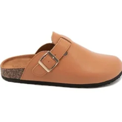 SHOES Natalia dame hjemmesko 2768 - Camel Clearance