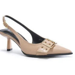 SHOES Nicolette dame slingback stiletter HD53-1 - Beige New