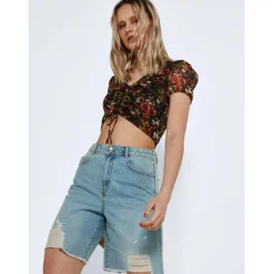 NOISY MAY dame bluse NMJUDITH - Black Sunflower Outlet