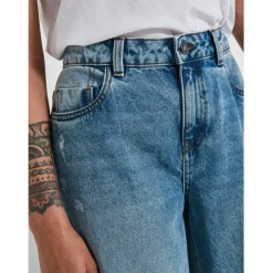 NOISY MAY dame buks NMAMANDA - Light Blue Denim Sale