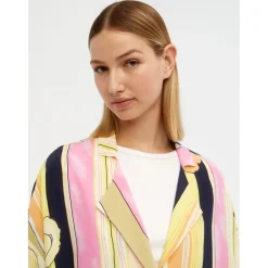 .Object Object dame skjorte OBJLILLIE - Begonia Pink Autmn Sunset Discount