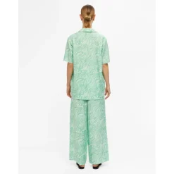 .Object Object dame skjorte OBJTYLLAH - Absinthe Green Cloud dancer Hot
