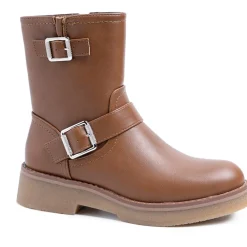 SHOES Olga Dame Støvler 68252 - Camel Clearance