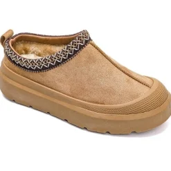 SHOES Olivia dame bamsestøvler WD153 - Camel Hot