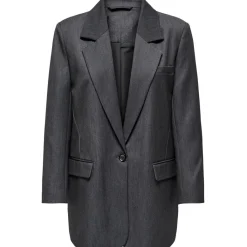 ONLY dame blazer ONLHATTIE-LANA - Dark grey melange New