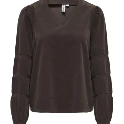 ONLY Dame Bluse ONLAIME - Coffee Bean