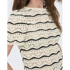 ONLY dame bluse ONLANNASOFIA - Birch BLACK Discount