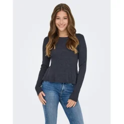 ONLY DAME BLUSE ONLCOCO - Ombre Blue Melange Clearance