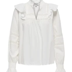 ONLY dame bluse ONLJULIA - Cloud Dancer Clearance