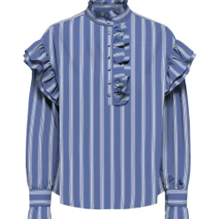 ONLY dame bluse ONLMALOU - Wedgewood white Online