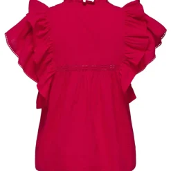 ONLY dame bluse ONLSUNNY - High risk red Best