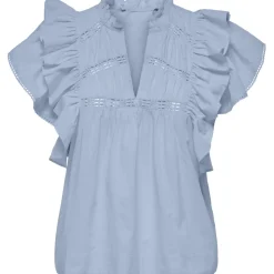 ONLY dame bluse ONLSUNNY - Cashmere Blue Online