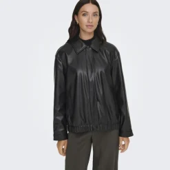 ONLY Dame Bomber Jakke ONLVERONA - Black Outlet